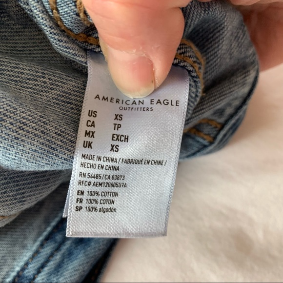 American Eagle Jean Jacket Classic style - Picture 9 of 10